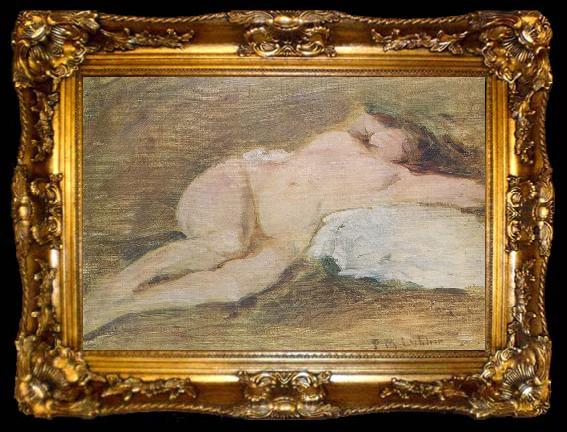 framed  Frederick Mccubbin Nude Study, ta009-2